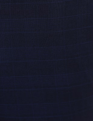 Check Skinny Fit Trouser, NAVY MIX, swatch
