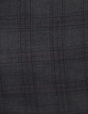 Check Skinny Fit Trouser, GREY MIX, swatch