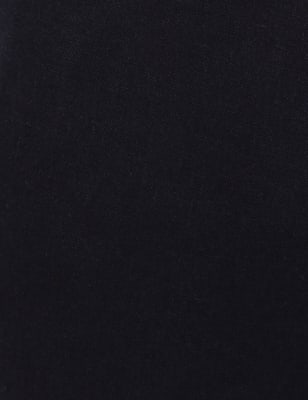 Linen Mix Plain Regular Fit Trouser, NAVY, swatch