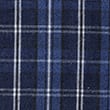 Pure Cotton Checks Button Down Collar Shirt, NAVY MIX, swatch