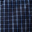 Pure Cotton Checks Button-down Collar Shirt, NAVY MIX, swatch