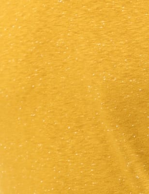 Plain Amber V Neck T-Shirt, AMBER, swatch