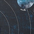 Pure Cotton Printed Single Bedsheet Set, NAVY MIX, swatch
