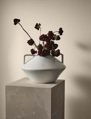 

M&S X Kelly Hoppen Large Angle Vase, White