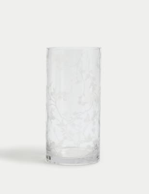 

M&S Collection Cherry Blossom Glass Cylinder Vase, No Colour