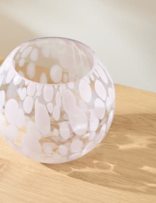 

M&S Collection Confetti Fishbowl Vase - Light Pink, Light Pink