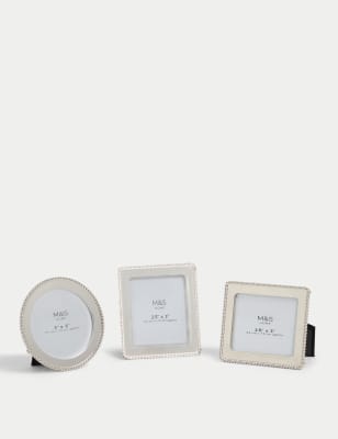 

M&S Collection Set of 3 Silver Photo Frames, Silver