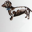 Set of 4 Dachshund Mugs, MULTI, swatch