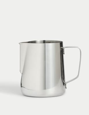

M&S Collection Stainless Steel Milk Pitcher, Silver