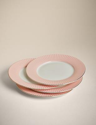 

M&S Collection Set of 4 Hampton Side Plates - Pink, Pink