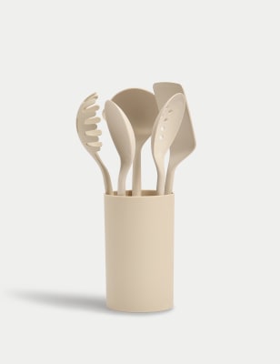 

M&S Collection 5 Piece Utensil Set - Natural, Natural