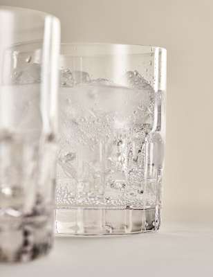 

M&S X Kelly Hoppen Set of 4 Textured Tumblers, No Colour