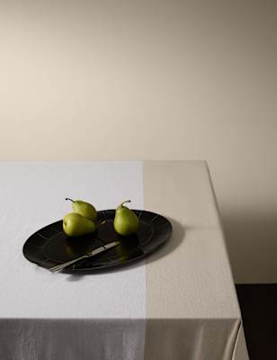 

M&S X Kelly Hoppen Textured Platter, Black