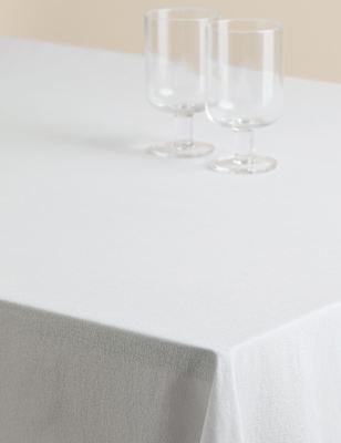 

M&S Collection Pure Cotton Tablecloth - White, White