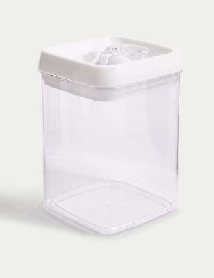 

M&S Collection Almacenamiento rectangular de 1,7 l de alimentos hermético - Mezcla De Tonos Blancos, Mezcla De Tonos Blancos