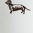Set of 4 Dachshund Mugs, MULTI, swatch
