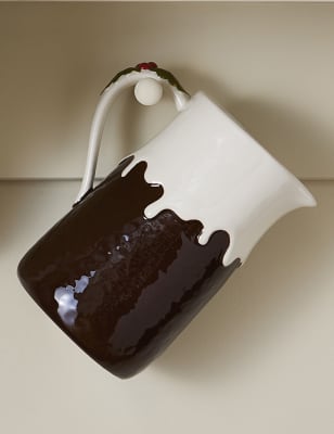 

M&S Collection Christmas Pudding Jug - Brown, Brown