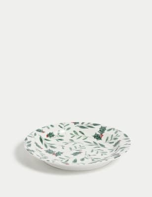 

M&S Collection Winter Berry Side Plate - Green, Green