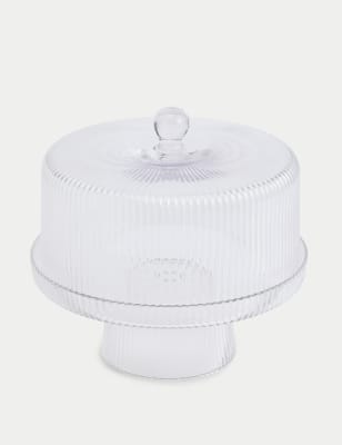 

M&S Collection Glass Cake Stand, No Colour