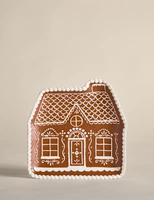 DingJingleBells ローズアールグレイ トースト Gingerbread House Platter | Crockery | M&S JP