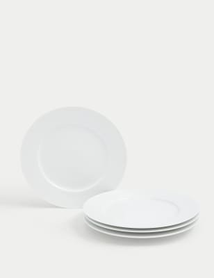 

M&S Collection Set of 4 Maxim Side Plates - White, White