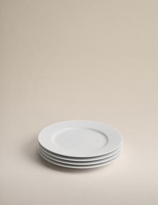 

M&S Collection Set of 4 Maxim Side Plates, White