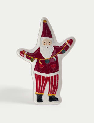 

M&S Collection Father Christmas Platter - Natural, Natural