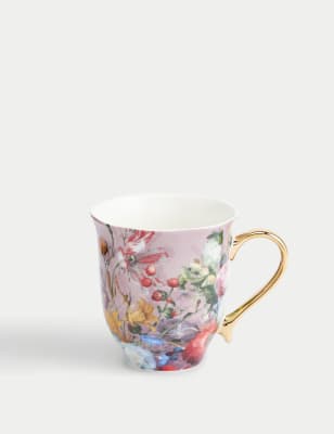 

M&S x National Gallery Floral Mug - Pink, Pink