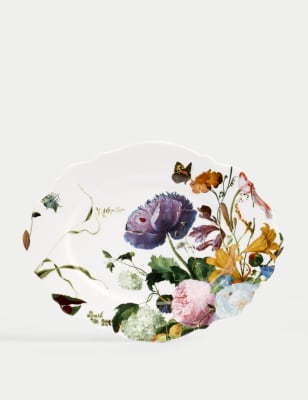 

M&S X National Gallery Floral Porcelain Platter - Multi, Multi