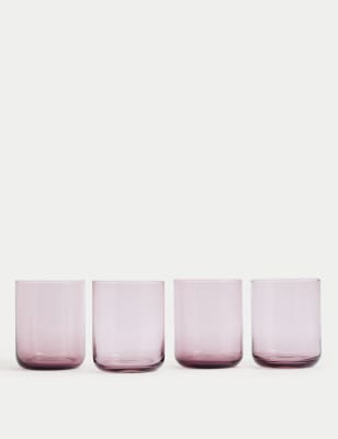 

M&S Collection Set of 4 Tribeca Tumblers - Pink, Pink