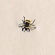 Pure Cotton Embroidered Bee Table Runner, NATURAL, swatch