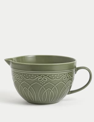 

Ceramic Batter Bowl - Green, Green