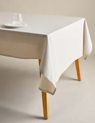 

M&S Collection Pure Cotton Tablecloth, Grey