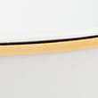 12 Piece Gold Rim Dinner Set, GOLD, swatch