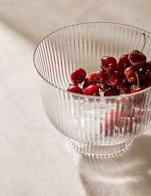 

M&S Collection Ribbed Trifle Bowl, No Colour