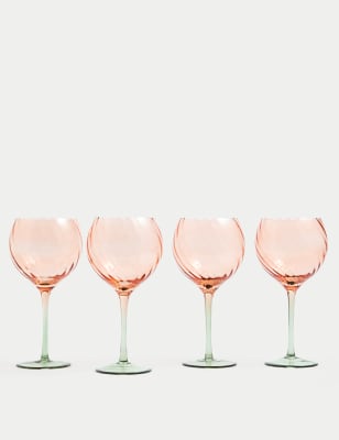 

M&S Collection 4er-Set zweifarbige Gin-Gläsern - Mehrfarbig, Mehrfarbig