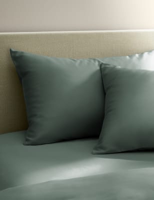 

M&S Collection Pack de 2 fundas de almohada de máxima comodidad - Verde Caqui, Verde Caqui