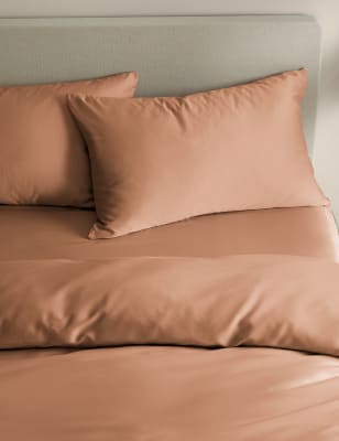 

M&S Collection The Ultimate Soft & Silky Bedding Set, Dark Almond