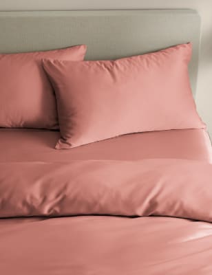 

M&S Collection The Ultimate Soft & Silky Bedding Set, Clay