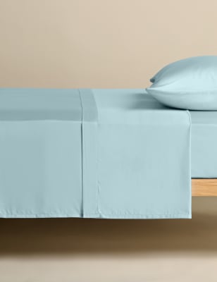 

M&S Collection Ultimate Flat Sheet - Soft Blue, Soft Blue