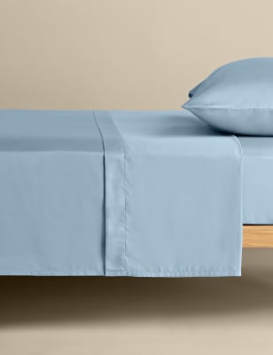 

M&S Collection The Ultimate Soft & Silky Flat Sheet, Chambray