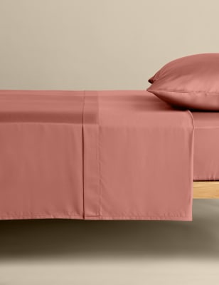 

M&S Collection Ultimate Flat Sheet - Clay, Clay