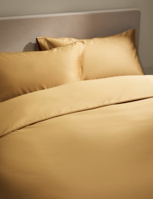 

M&S Collection Pure Cotton Sateen 400 Thread Count Bedding Set, Honey