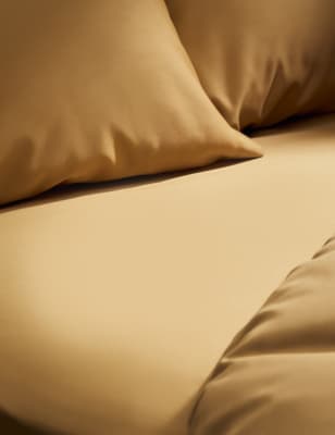 

M&S Collection Egyptian Cotton Sateen 400 Thread Count Extra Deep Fitted Sheet - Honey, Honey