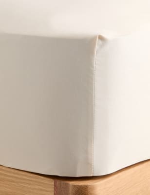 

M&S Collection Sábana bajera profunda de algodón egipcio de 400 hilos de satén - Neutral, Neutral