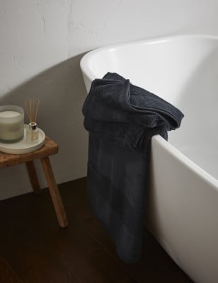 M&S Luxury Egyptian Cotton Towel - HAND - Rich Amber, Black,Pistachio,Denim,Turquoise,Duck Egg,Berry