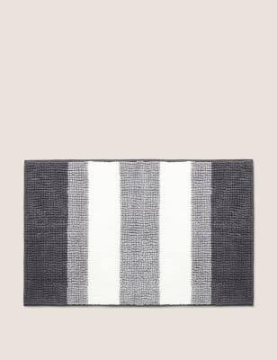 

Marks & Spencer Bobble Striped Quick Dry Bath Mat (CHARCOAL)