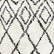 Pure Cotton Aztec Bath Mat, BLACK MIX, swatch