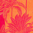 Pure Cotton Palm Beach Towel, PINK MIX, swatch
