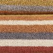 Pure Cotton Striped Towel, TERRACOTTA MIX, swatch